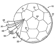 Laminated football with multi-layer outer casing