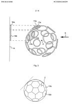 Fuball mit Spulen, die vom Magnetfeld im Tor erfasst werden (WO 2013/149681 Al). 
