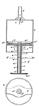 Classical air pump for inflating footballs (GB 1887-12290 A).